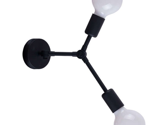 Φωτιστικό Τοίχου Twig II 9141 Black Nowodvorski Μέταλλο