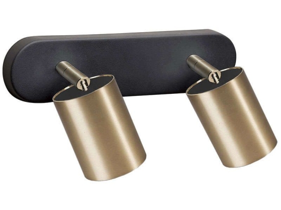 Φωτιστικό Τοίχου Eye Spot Led II 8817 Black-Brass Nowodvorski Μέταλλο