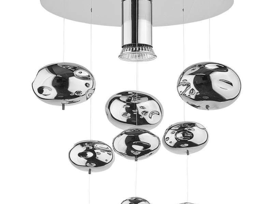 Φωτιστικό Οροφής - Πλαφονιέρα Salva A 5422 Chrome Nowodvorski Μέταλλο,Γυαλί