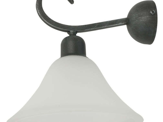 Φωτιστικό Τοίχου - Απλίκα Flores I 3524 Black-Silver Nowodvorski Μέταλλο,Γυαλί