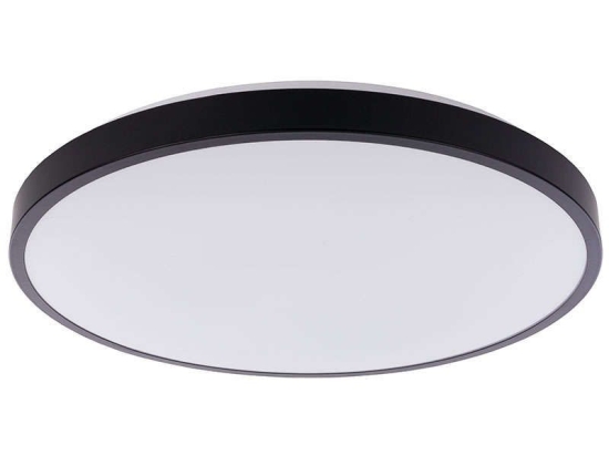 Φωτιστικό Οροφής - Πλαφονιέρα Agnes Round Led 22W 9161 Black Nowodvorski Μέταλλο,Πλαστικό