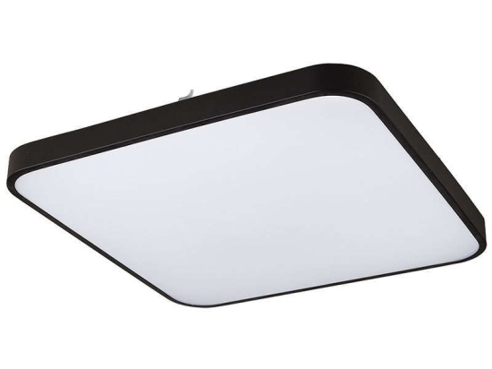 Φωτιστικό Οροφής - Πλαφονιέρα Agnes Square Led 32W 9170 Black Nowodvorski Μέταλλο,Πλαστικό