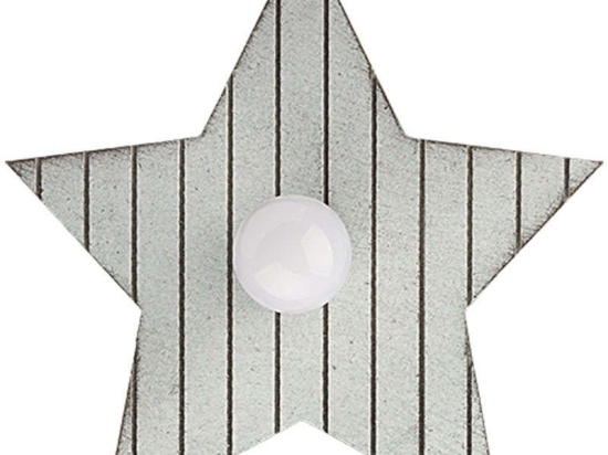 Φωτιστικό Τοίχου Παιδικό Toy-Star 9376 Grey Nowodvorski Μέταλλο,Πλαστικό