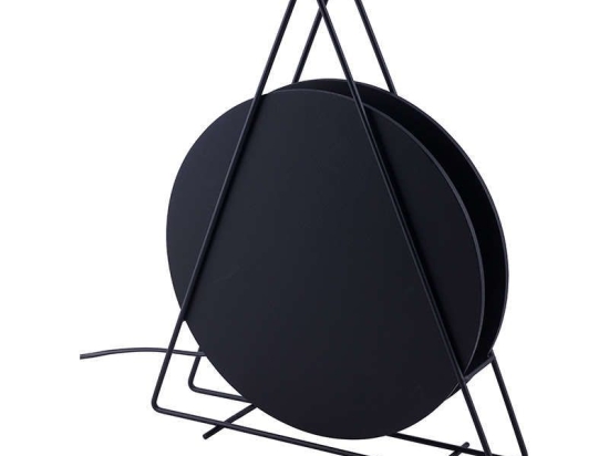 Φωτιστικό Επιτραπέζιο Wheel I 9036 Black Nowodvorski Μέταλλο,Πλαστικό