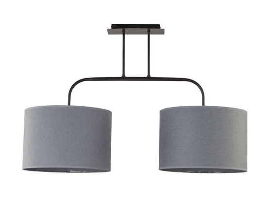 Φωτιστικό Οροφής Alice II M 6817 Grey Nowodvorski Μέταλλο,Ύφασμα