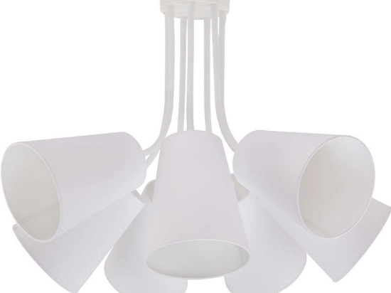 Φωτιστικό Οροφής Flex Shade VII 9275 White Nowodvorski Μέταλλο,Ύφασμα