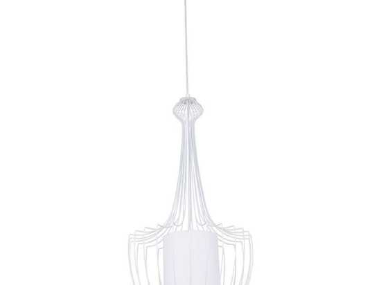 Φωτιστικό Οροφής Luksor Plus S 8852 White Nowodvorski Μέταλλο,Ύφασμα