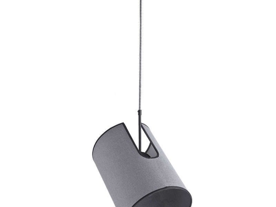 Φωτιστικό Οροφής Zelda I M 6011 Grey Nowodvorski Μέταλλο,Ύφασμα