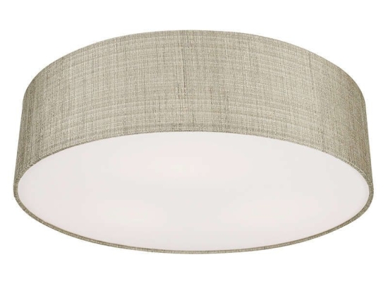 Φωτιστικό Οροφής - Πλαφονιέρα Turda III 8953 Grey-Silver Nowodvorski Μέταλλο,Ύφασμα