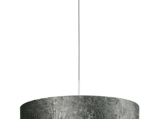 Φωτιστικό Οροφής Croco IV 8948 Grey Nowodvorski Μέταλλο,Ύφασμα