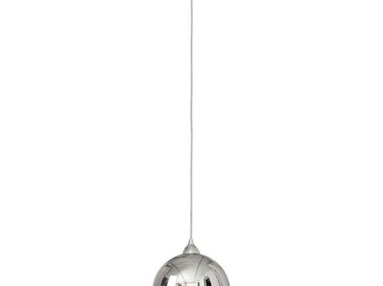 Φωτιστικό Οροφής Globe M 4953 Chrome Nowodvorski Πλαστικό, Γυαλί