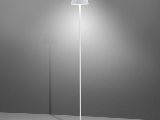 Φωτιστικό Δαπέδου Επαναφορτιζόμενο Led Poldina L Pro Ld0390B3 Ip54 White Zafferano