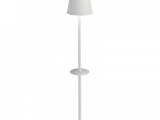 Φωτιστικό Κήπου Επαναφορτιζόμενο Led Poldina Picchetto Ld0282B3 Ip54 White Zafferano