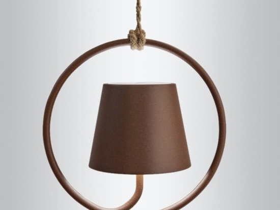 Φωτιστικό Οροφής Επαναφορτιζόμενο Led Poldina Ld0286R3 Ip54 Rust Zafferano