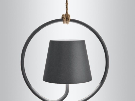 Φωτιστικό Οροφής Επαναφορτιζόμενο Led Poldina Ld0286N3 Ip54 Dark Grey Zafferano