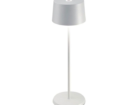 Επιτραπέζιο Φωτιστικό Επαναφορτιζόμενο Led Olivia Pro Ld0850B3 Ip65 White Zafferano