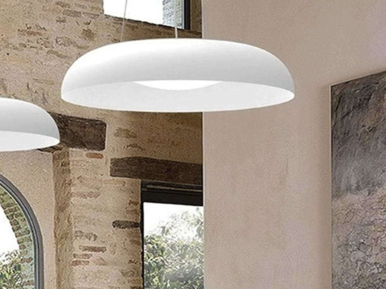 Φωτιστικό Οροφής Aloha/S 33977 Φ60x40/160cm 36W White Sikrea Μέταλλο,Γυαλί