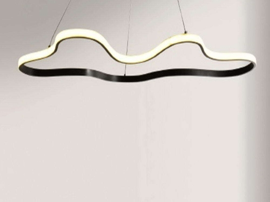 Φωτιστικό Οροφής Clara/SC 33267 110x60x30/90cm 45W Black Sikrea Μέταλλο,Ακρυλικό
