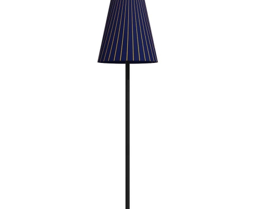 Φωτιστικό Επιτραπέζιο Trifle 8075 1xG9 max 10W Blue-Black Nowodvorski Αλουμίνιο, Ύφασμα