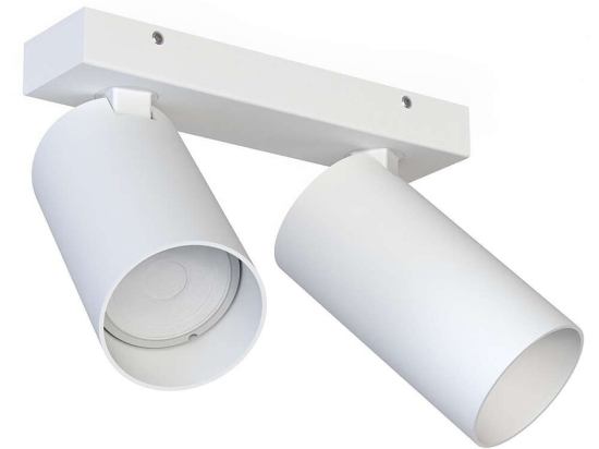 Φωτιστικό Οροφής - Σποτ Mono 7810 2xGU10 10W White Nowodvorski Μέταλλο,Πλαστικό