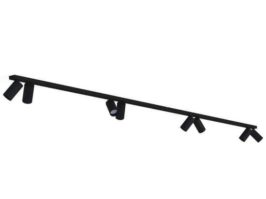 Φωτιστικό Οροφής - Σποτ Mono 7720 8xGU10 10W 2X150 Black Nowodvorski Μέταλλο,Πλαστικό