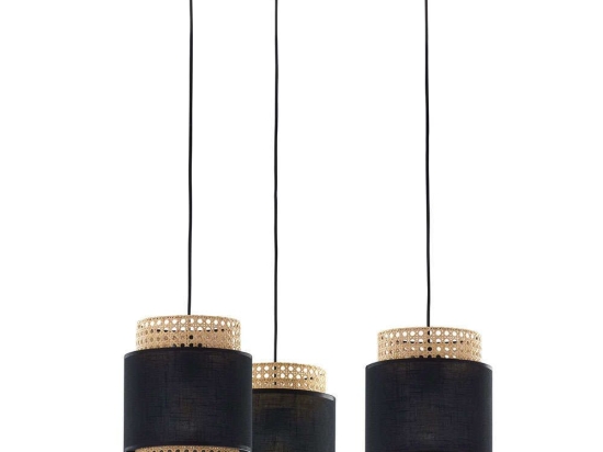 Φωτιστικό Οροφής Boho 6549 3xΕ27 15W 70x130cm Black TK Lighting