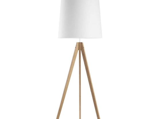 Φωτιστικό Δαπέδου Walz 5047 1xΕ27 15W Φ60cm 175cm White TK Lighting