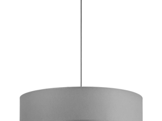 Φωτιστικό Οροφής Rondo 4858 3xΕ27 15W Φ60cm 120cm Grey TK Lighting