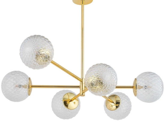 Φωτιστικό Οροφής Cadix 4606 6xG9 6W 93x64cm Gold TK Lighting