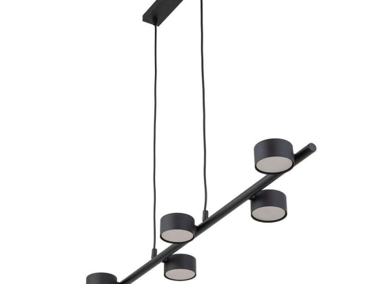 Φωτιστικό Οροφής - Ράγα Avia 4694 6xGX53 10W 111x78cm Black TK Lighting