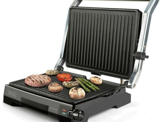 Τοστιέρα-Γκριλιέρα BXGR2200E 2200W Black Black&Decker