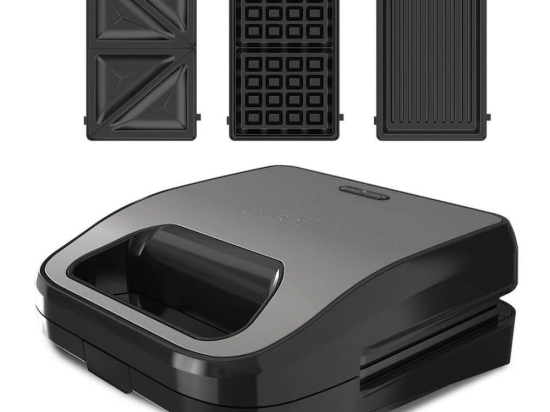 Τοστιέρα BXSA754E 22,5x12,5cm Black-Grey Black&Decker