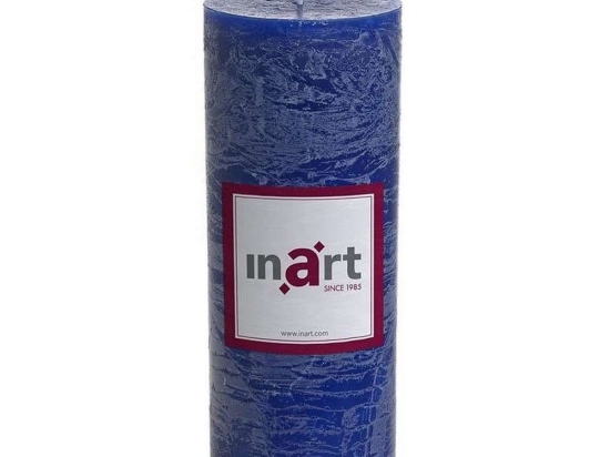 Κερί Παραφίνης 3-80-658-0106 Blue Δ7Χ18 Inart Παραφίνη
