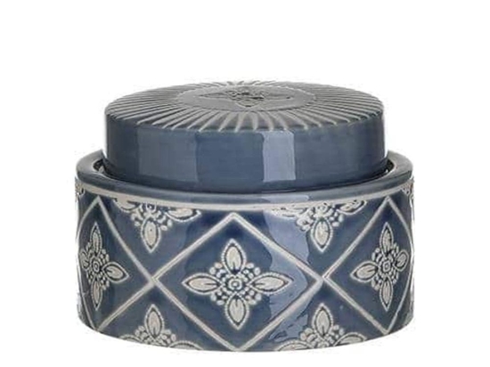 Βάζο Κεραμικό 3-70-078-0029 13Χ10 Blue-White Inart Κεραμικό