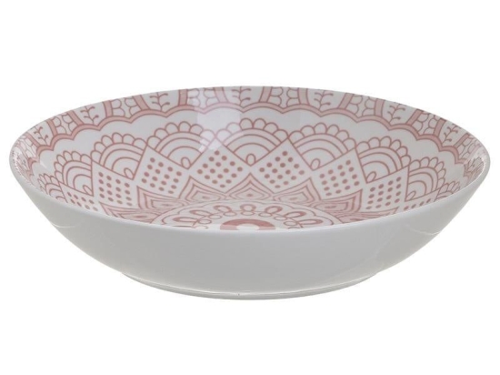 Πιάτο Σούπας 6-60-043-0020 D20Cm Πορσελάνινο Pink White Click Πορσελάνη