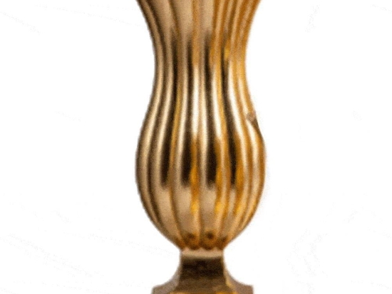 Βάζο 3-70-212-0015 Φ36x60cm Gold Inart Υαλοβάμβακας