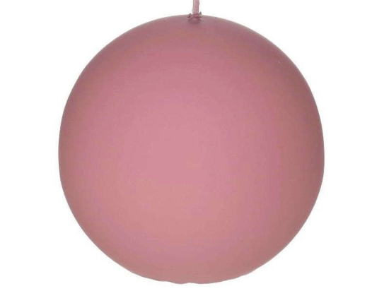 Κερί Παραφίνης Μπάλα 3-80-061-0009 Φ8cm Pink Inart Παραφίνη