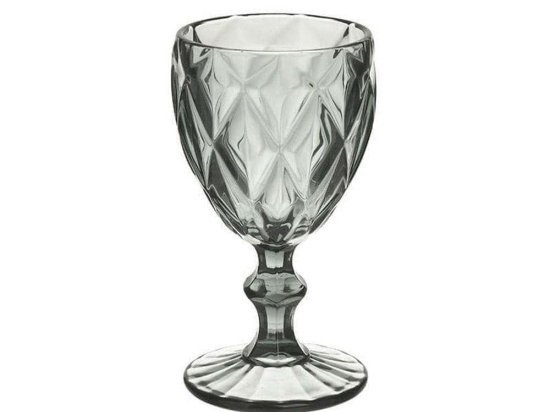 Ποτήρι Κρασιού (Σετ 6Τμχ) 6-60-896-0003 240ml Grey Click Γυαλί