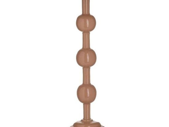 Κηροπήγιο 3-70-650-0027 Φ11x24cm Coral-Gold Inart Εμαγιέ