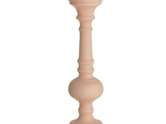 Κηροπήγιο 3-70-285-0095 Φ10x26cm Pink Inart Μέταλλο