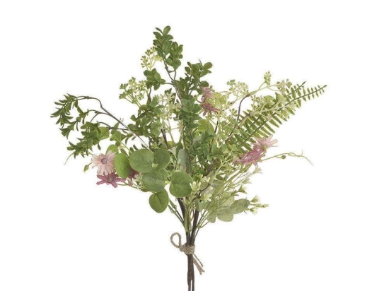 Διακοσμητικό Κλαδί-Φυτό 3-85-084-0157 45cm Green-Pink Inart Πλαστικό