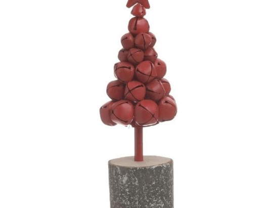 Χριστουγεννιάτικο Δεντράκι 2-70-822-0115 7x7x22cm Red-Natural Inart