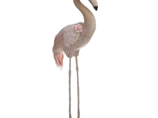 Διακοσμητικό Φλαμίνγκο 3-70-530-0062 33x14x64cm Pink Inart Polyfoam