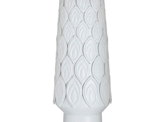 Βάζο Πορσελάνινο 3-70-779-0029 Φ20x50cm White Inart Πορσελάνη