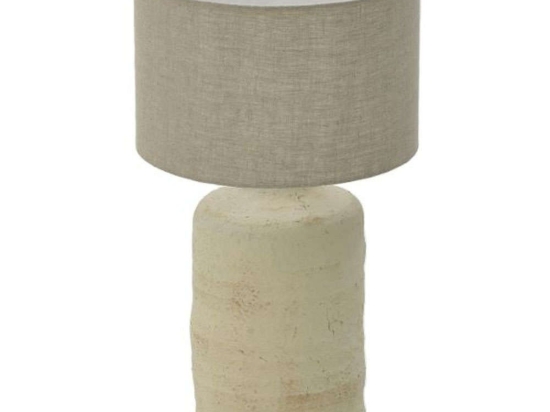 Φωτιστικό Επιτραπέζιο Paper Pulp 3-15-756-0001 Φ25x37cm Ε27 25W Ecru Inart