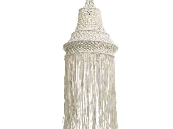 Φωτιστικό Οροφής Μακραμέ 3-10-889-0014 Φ41x94cm 1xE27 10W Natural Inart