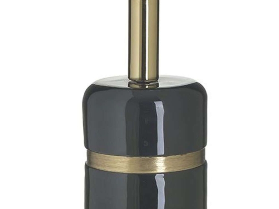 Κηροπήγιο 3-70-650-0046 Φ10x25cm Black-Gold Inart Μέταλλο