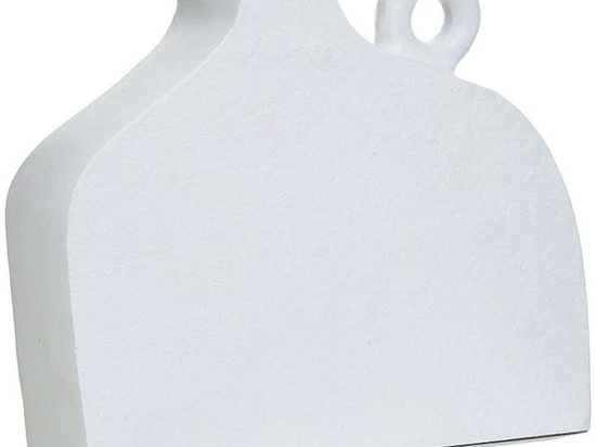 Βάζο 3-70-282-0039 24x5x20cm White Inart Αλουμίνιο