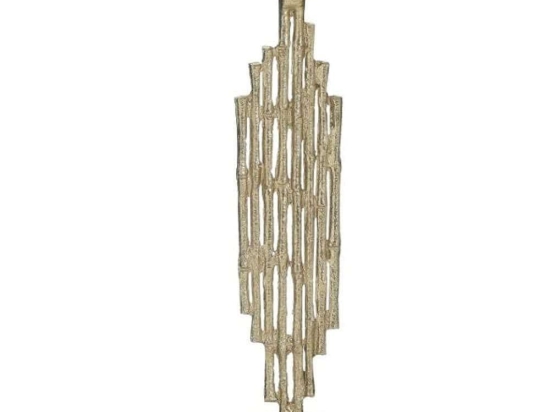 Κηροπήγιο 3-70-983-0066 Φ10x34cm Gold Inart Αλουμίνιο