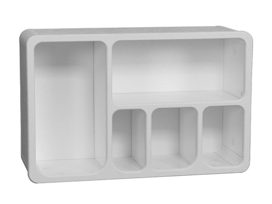 Κομοδίνο Ξύλινο 3-50-860-0007 40x20x60 White Inart